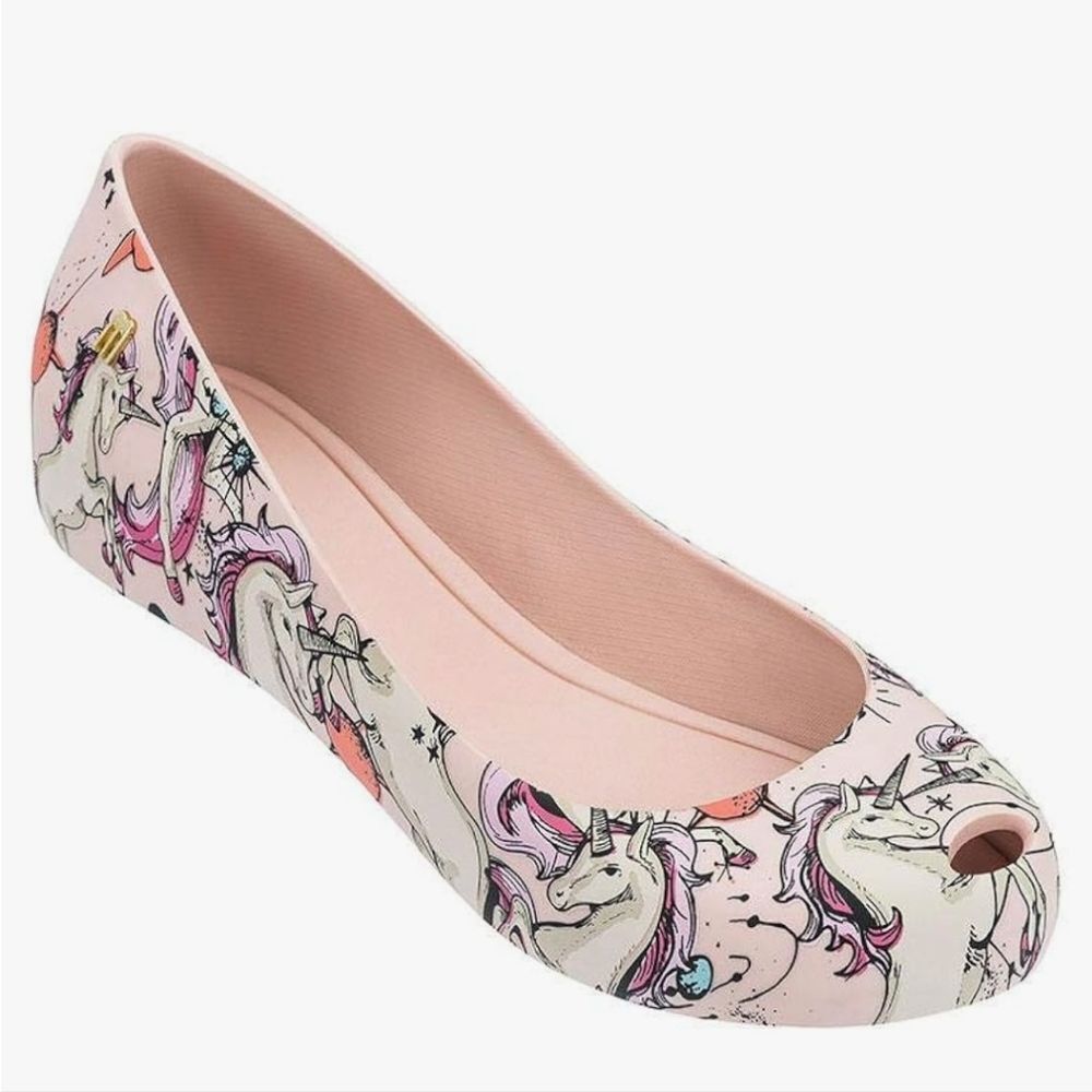 MELISSA UNICORN DESIGN SLIP-ON WOMEN"S FLAT